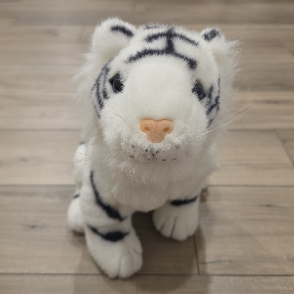 Large Siberian White Tiger Plush 24" UNIPAK Stuffed Animal